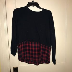 Forever 21 Mock Layer Sweater